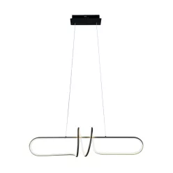   MILAGRO ML1576 Modern Led Függesztett Lámpa Fekete LED IP20