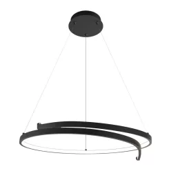   MILAGRO ML1583 Modern Led Függesztett Lámpa Fekete LED IP20