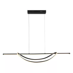   MILAGRO ML1584 Modern Led Függesztett Lámpa Fekete LED IP20