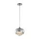 MILAGRO ML3802 LUNA Modern Függesztett Lámpa Króm, Átlátszó E14 IP20