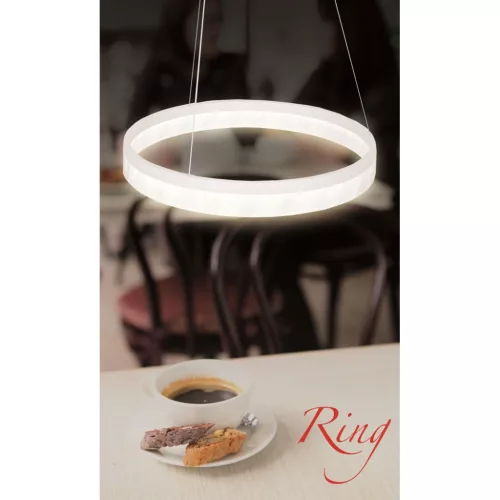 MILAGRO ML405 RING Modern Led Függesztett Lámpa Fehér LED IP20