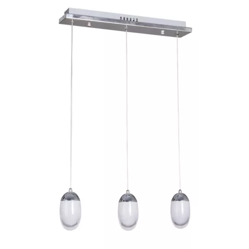 MILAGRO ML428 OVO Többágú Függesztett Lámpa Fehér, Króm LED IP20