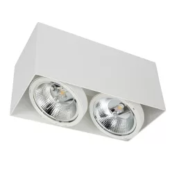   MILAGRO ML4745 PLAZA Kocka Mennyezeti Lámpa Fehér GU10 IP20