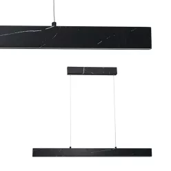   MILAGRO ML6473 PIERCE Modern Led Függesztett Lámpa Fekete LED IP20