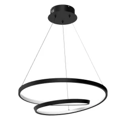   MILAGRO ML7948 LUCERO Modern Led Függesztett Lámpa Fekete LED IP20
