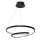 MILAGRO ML7948 LUCERO Modern Led Függesztett Lámpa Fekete LED IP20