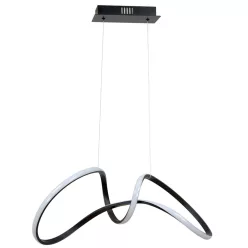   MILAGRO ML7951 TESORO Modern Led Függesztett Lámpa Fekete LED IP20