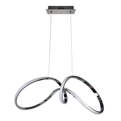   MILAGRO ML7952 TESORO Modern Led Függesztett Lámpa Ezüst LED IP20