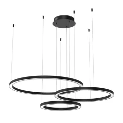   MILAGRO ML8789 GALAXIA Modern Led Függesztett Lámpa Fekete LED IP20