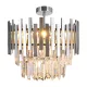 MILAGRO ML8809 ASPEN Kristály Mennyezeti Lámpa Ezüst E14 IP20