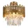 MILAGRO ML8810 ASPEN Kristály Mennyezeti Lámpa Arany E14 IP20