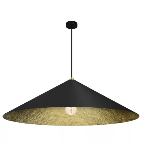 MILAGRO MLP0647 FUJI Modern Függesztett Lámpa Fekete, Arany E27 IP20