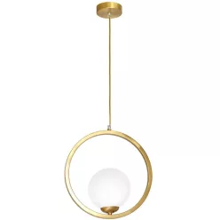   MILAGRO MLP5573 VIENNA Modern Függesztett Lámpa Sárgaréz E14 IP20