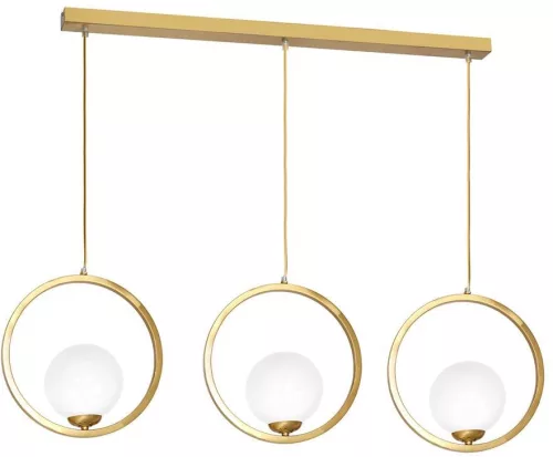 MILAGRO MLP5574 VIENNA Glamour Függesztett Lámpa Sárgaréz E14 IP20