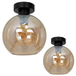   MILAGRO MLP6575 SOFIA Vintage Mennyezeti Lámpák Fekete LED IP20