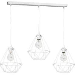   MILAGRO MLP7213 BASKET Többágú Függesztett Lámpa Fehér E27 IP20