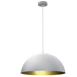   MILAGRO MLP7974 BETA Modern Függesztett Lámpa Fehér, Arany E27 IP20