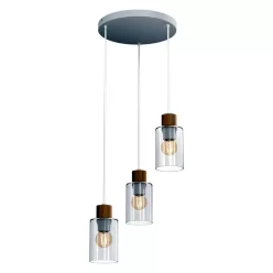   MILAGRO MLP8556 MADERA Többágú Függesztett Lámpa Fehér E27 IP20