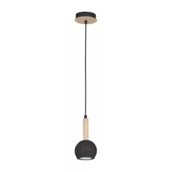   MILAGRO MLP8843 BOLLE Egyágú Függesztett Lámpa Fa GU10 IP20
