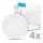 Modee LED Panel Kerek - Beépíthető P-series 18W 6000K (1980 lumen) P4 ERP