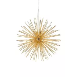   MARKSLÖJD 107752 SOLEIL Glamour Függesztett Lámpa Arany E14 IP20