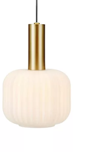 MARKSLÖJD 108123 SO Glamour Függesztett Lámpa Fehér, Sárgaréz E14 IP20