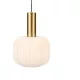 MARKSLÖJD 108123 SO Glamour Függesztett Lámpa Fehér, Sárgaréz E14 IP20