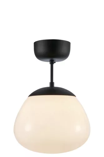 MARKSLÖJD 108543 RISE Loft Mennyezeti Lámpa Fehér, Fekete E27 IP20