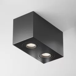   MAYTONI C017CL-02B ATOM Kocka Mennyezeti Lámpa Fekete GU10 IP20
