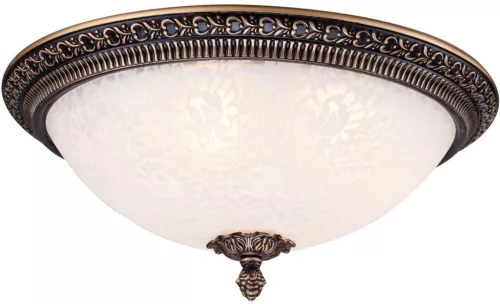 MAYTONI C908-CL-03-R PASCAL Klasszikus Mennyezeti Lámpa Antik Bronz, Fehér E27 IP20