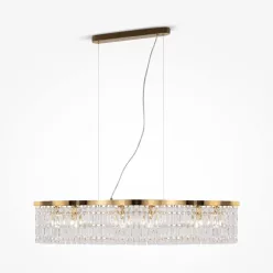   MAYTONI DIA005PL-06G DUNE Kristály Függesztett Lámpa Arany E14 IP20