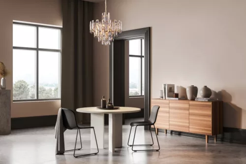 MAYTONI DIA200PL-08G FLARE Modern Függesztett Lámpa Arany E14 IP20