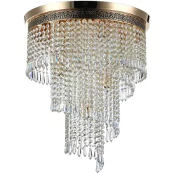   MAYTONI DIA522-CL-07-G CASCADE Kristály Mennyezeti Lámpa Arany E14 IP20