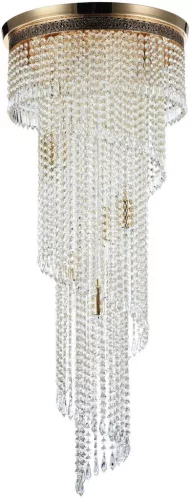 MAYTONI DIA522-CL-12-G CASCADE Kristály Mennyezeti Lámpa Antik Arany E14 IP20