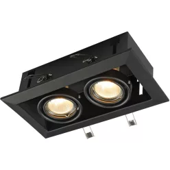   Maytoni METAL MODERN DL008-2-02-B Beépíthető spotlámpa 2xGU10/50W IP20