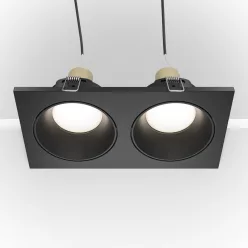   Maytoni ZOOM DL033-2-02B Beépíthető spotlámpa 2x50W/GU10 IP65