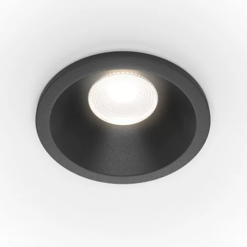 MAYTONI DL034-01-06W4K-D-B ZOOM Fürdőszobai Beépíthető Lámpa Fekete LED IP65