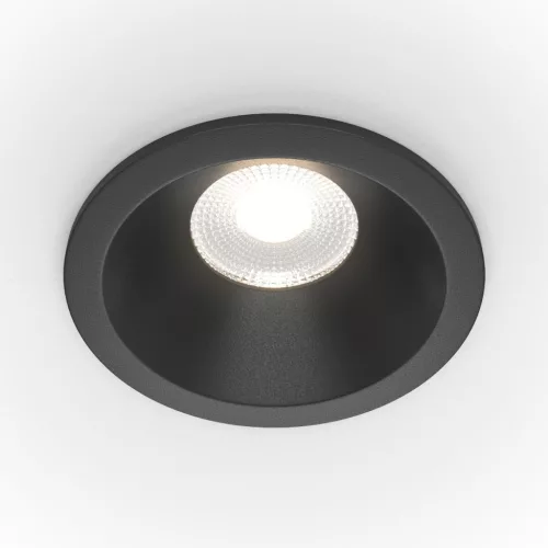 MAYTONI DL034-L12W3K-D-B ZOOM Fürdőszobai Beépíthető Lámpa Fekete LED IP65
