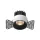 Maytoni Round DL058-7W3K-TRS-B 1x7W/LED 3000K 450lm IP20