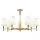 MAYTONI H001CL-07BS ZARAGOZA Modern Csillár Fehér, Sárgaréz E14 IP20