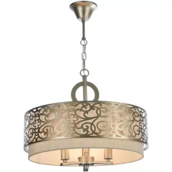   MAYTONI H260-03-N VENERA Ernyős Függesztett Lámpa Bézs, Sárgaréz E14 IP20