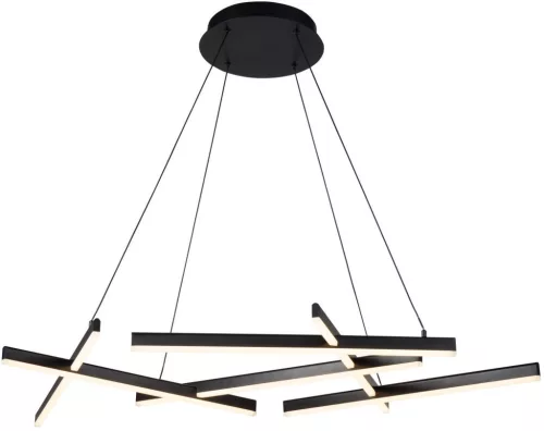 MAYTONI MOD016PL-L75B LINE Modern Led Függesztett Lámpa Fekete LED IP20