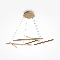   MAYTONI MOD016PL-L75MG3K LINE Modern Led Függesztett Lámpa Arany LED IP20