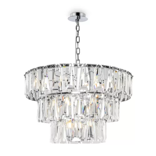 MAYTONI MOD043PL-18CH PUNTES Kristály Függesztett Lámpa Króm E14 IP20
