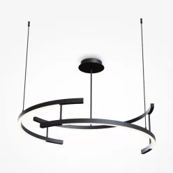   MAYTONI MOD054PL-L52B4K LINE Modern Led Függesztett Lámpa Fekete LED IP20