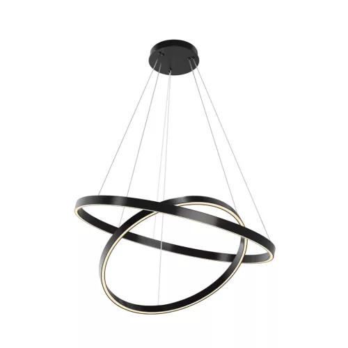 MAYTONI MOD058PL-L74BK RIM Modern Led Függesztett Lámpa Fehér, Fekete LED IP20