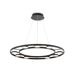   MAYTONI MOD070PL-L63B3K FAD Modern Led Függesztett Lámpa Fekete LED IP20