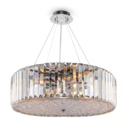   MAYTONI MOD080CL-08CH RECINTO Modern Led Függesztett Lámpa Króm E27 IP20