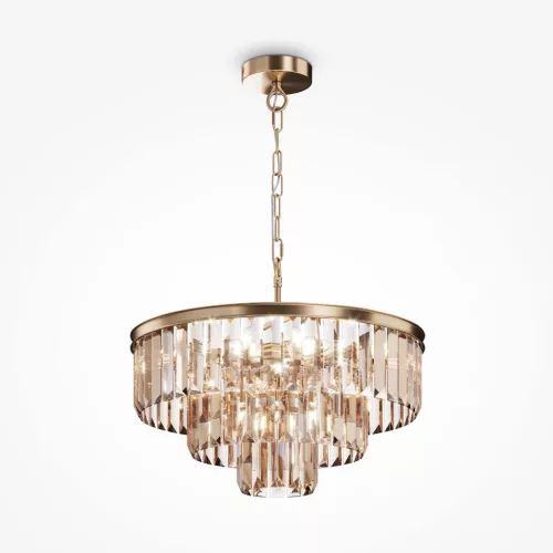 MAYTONI MOD085PL-07G REVERO Kristály Függesztett Lámpa Arany E14 IP20