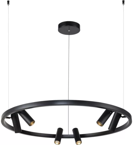 MAYTONI MOD102PL-L42B SATELLITE Modern Led Függesztett Lámpa Fekete LED IP20